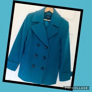 Lands End Wool Peacoat